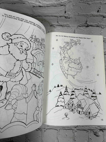 The Elves' Christmas Surprise Sticker Fun, 1993 Golden Books - coloring pages
