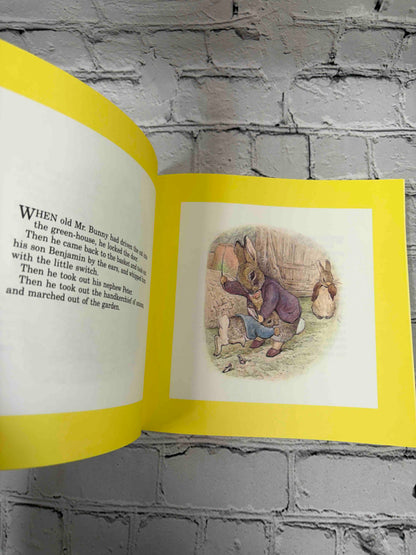 The Tale of Benjamin Bunny with Peter Rabbit by Beatrix Potter, 1986 Little Simon paperback - story page