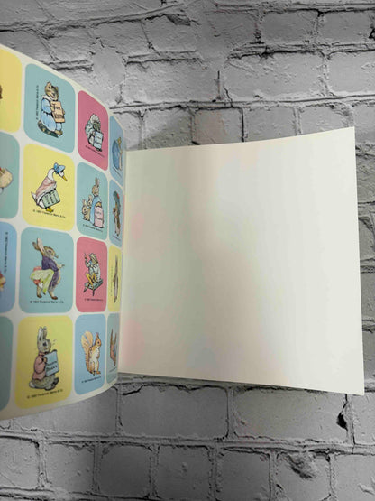 The Tale of Benjamin Bunny with Peter Rabbit by Beatrix Potter, 1986 Little Simon paperback - second sticker sheet