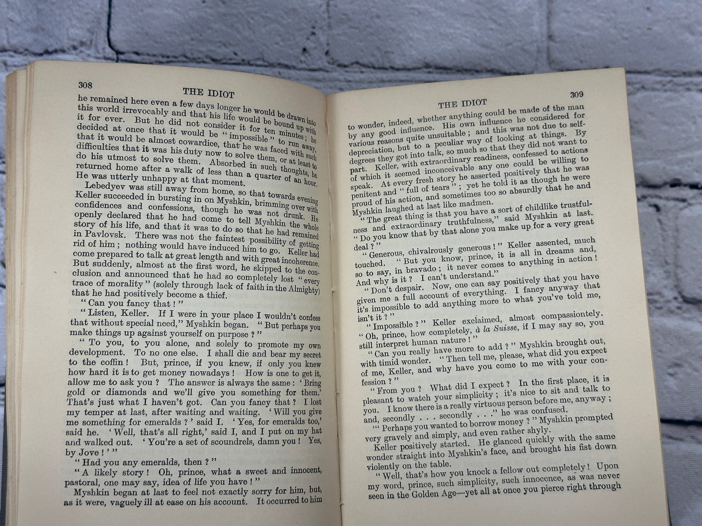 The Idiot by Fyodor Dostoevsky [First US Edition · 6th Print · 1922]