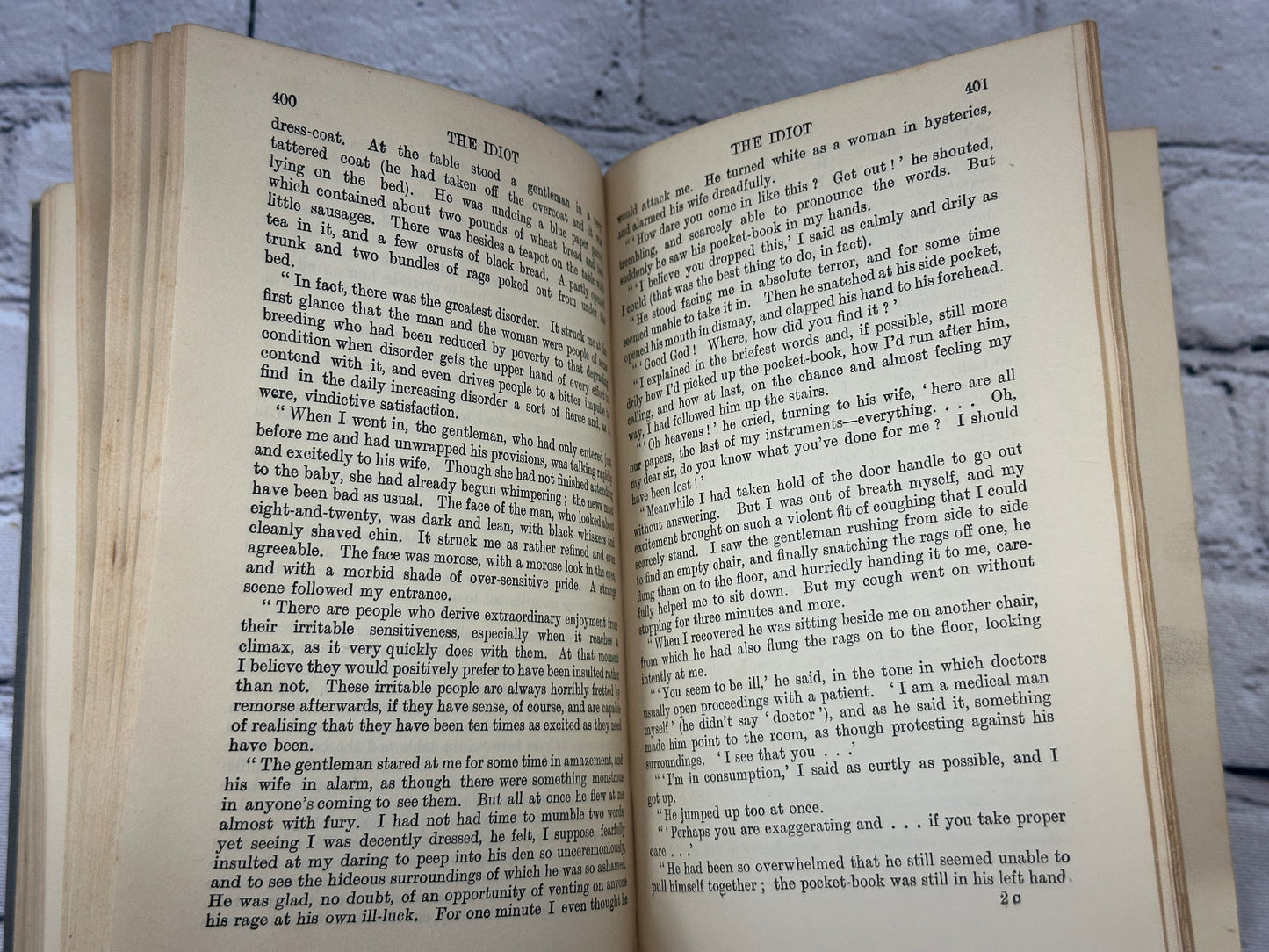 The Idiot by Fyodor Dostoevsky [First US Edition · 6th Print · 1922]