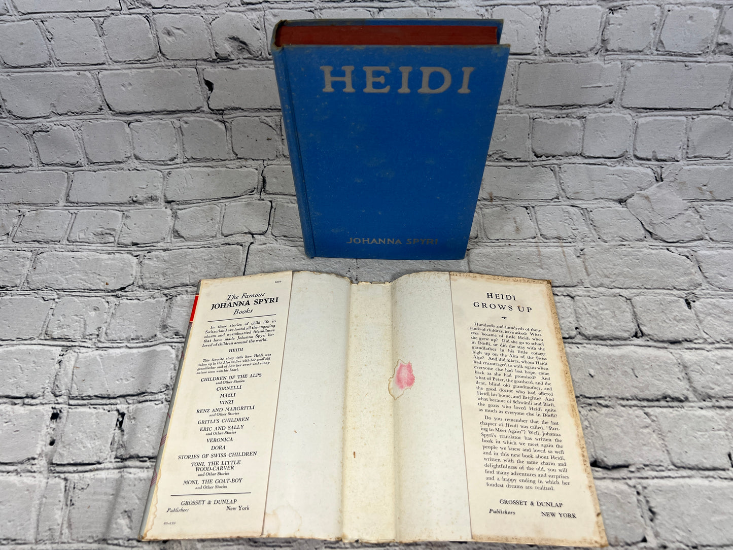 Heidi by Johanna Spyri [1925 · Grosset & Dunlap]