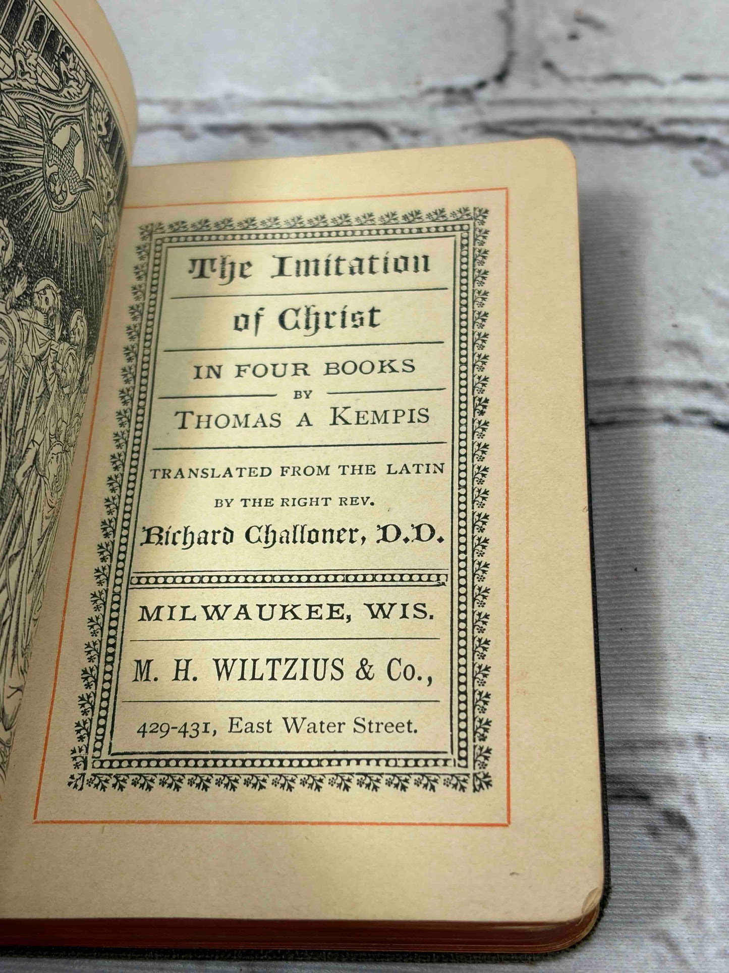 The Imitation of Christ in Four Books No. 108