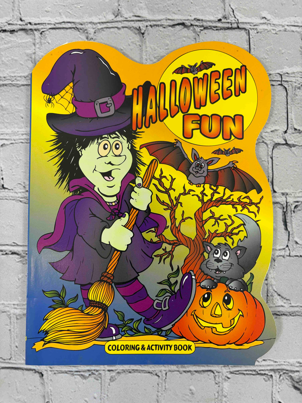 Halloween Fun Coloring & Activity Book, 1999 Paradise Press - front cover