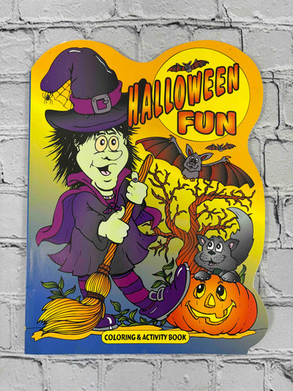 Halloween Fun Coloring & Activity Book, 1999 Paradise Press - front cover