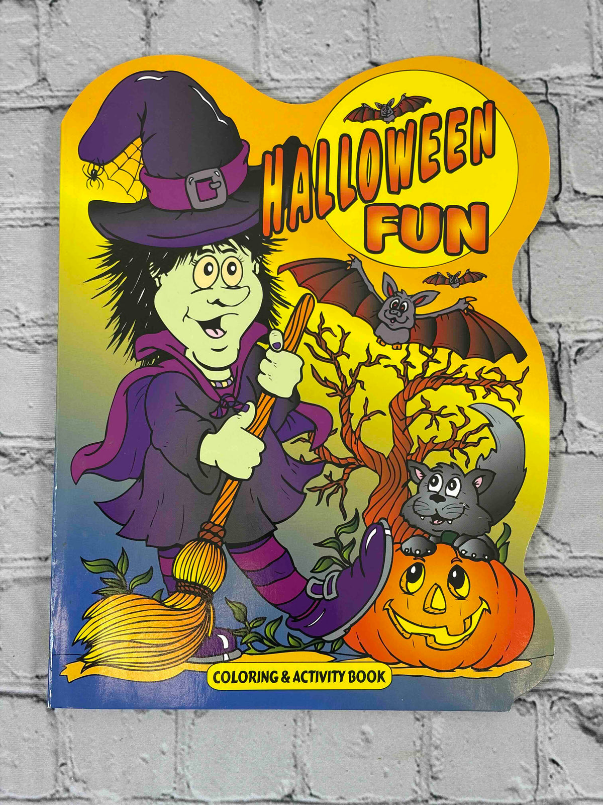 Halloween Fun Coloring & Activity Book, 1999 Paradise Press - front cover