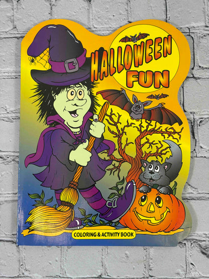 Halloween Fun Coloring & Activity Book, 1999 Paradise Press - front cover