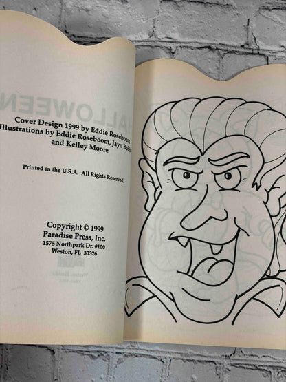 Halloween Fun Coloring & Activity Book, 1999 Paradise Press - copyright page