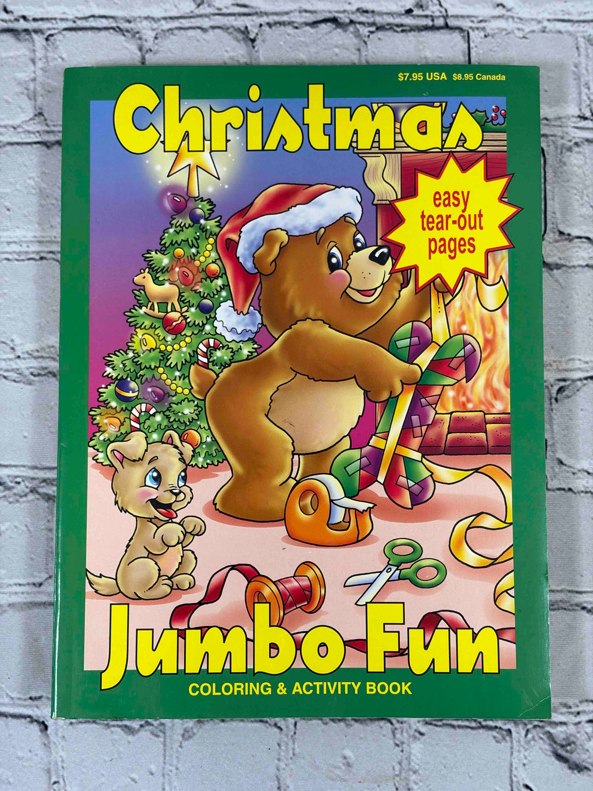 Christmas Jumbo Fun Coloring & Activity Book, 2002 Paradise Press - front cover