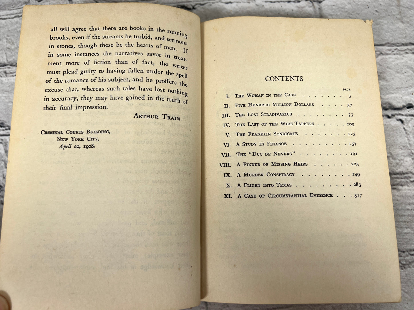 True Stories of Celebrated Crimes by Arthur Train [1908]