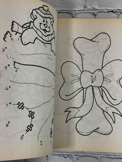Christmas Jumbo Fun Coloring & Activity Book, 2002 Paradise Press - dot-to-dot activity