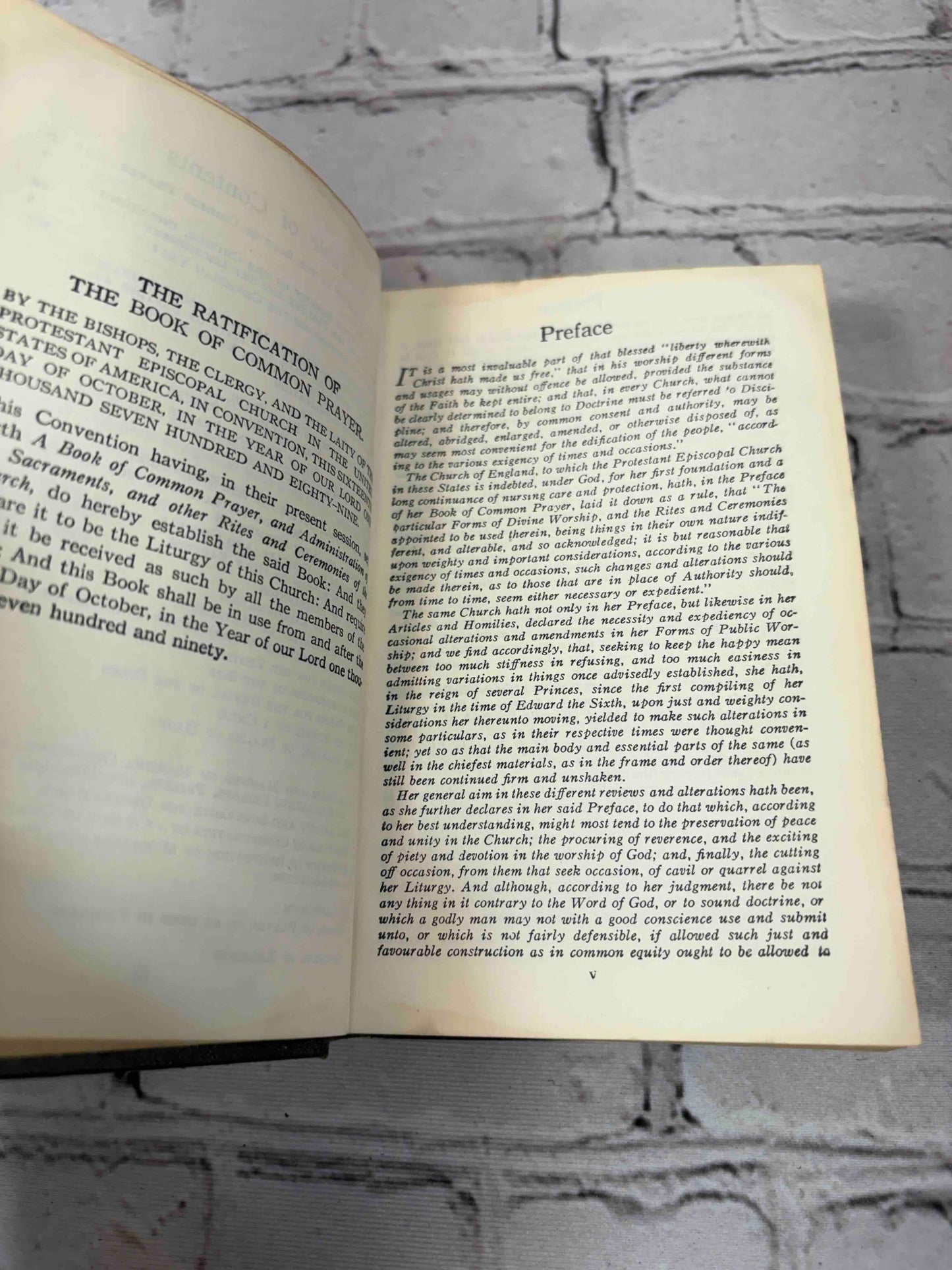 The Book of Common Prayer and the Psalter or Psalms of David