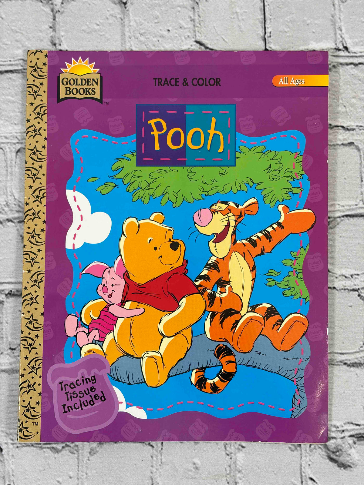 Pooh Trace & Color, Golden Books - front cover