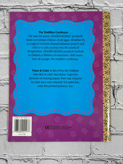 Pooh Trace & Color, Golden Books - back cover
