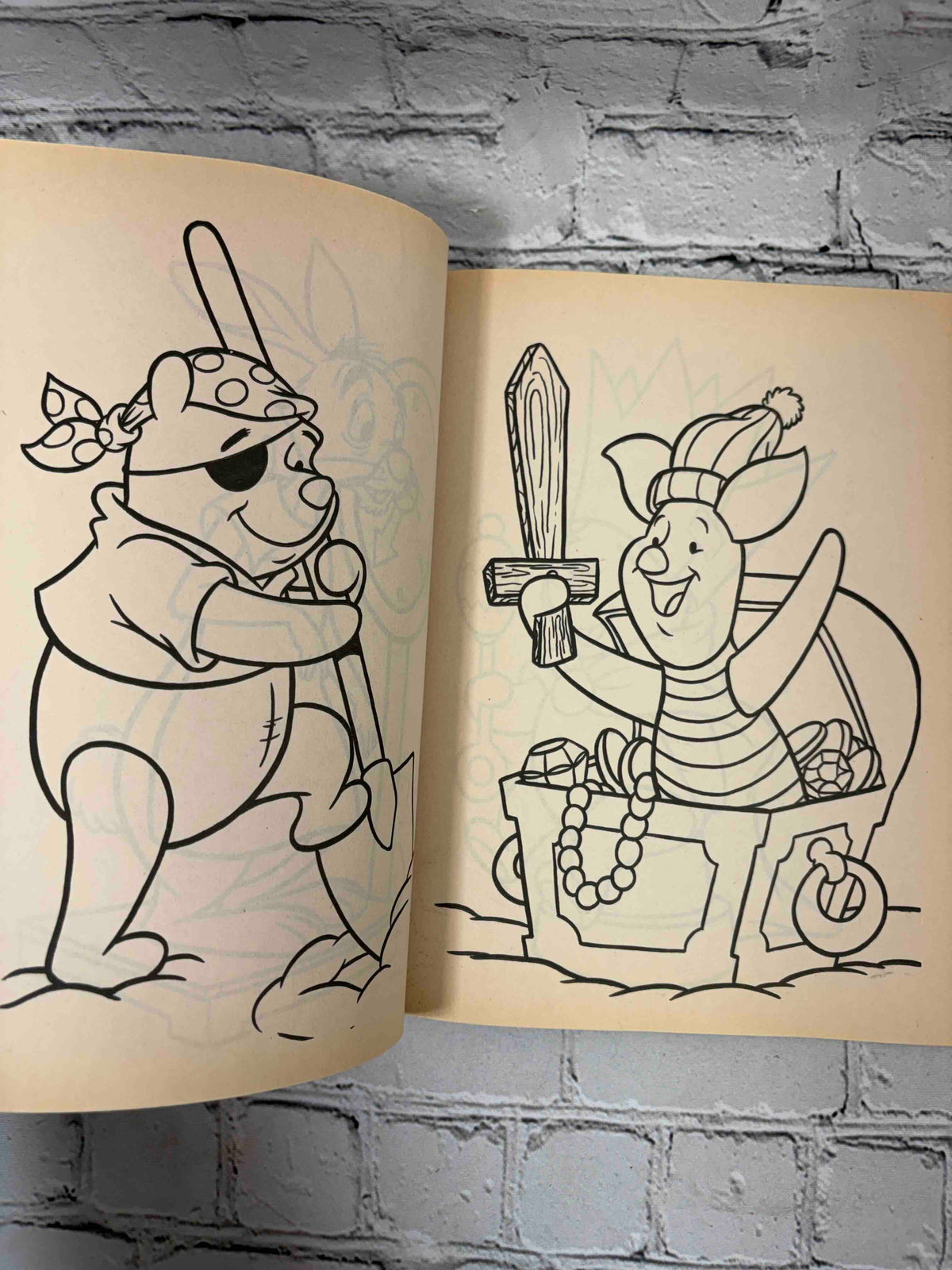 Pooh Trace & Color, Golden Books - tracing tissue and coloring pages