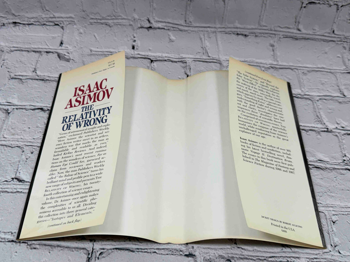 The Relativity of Wrong: Essays on Science