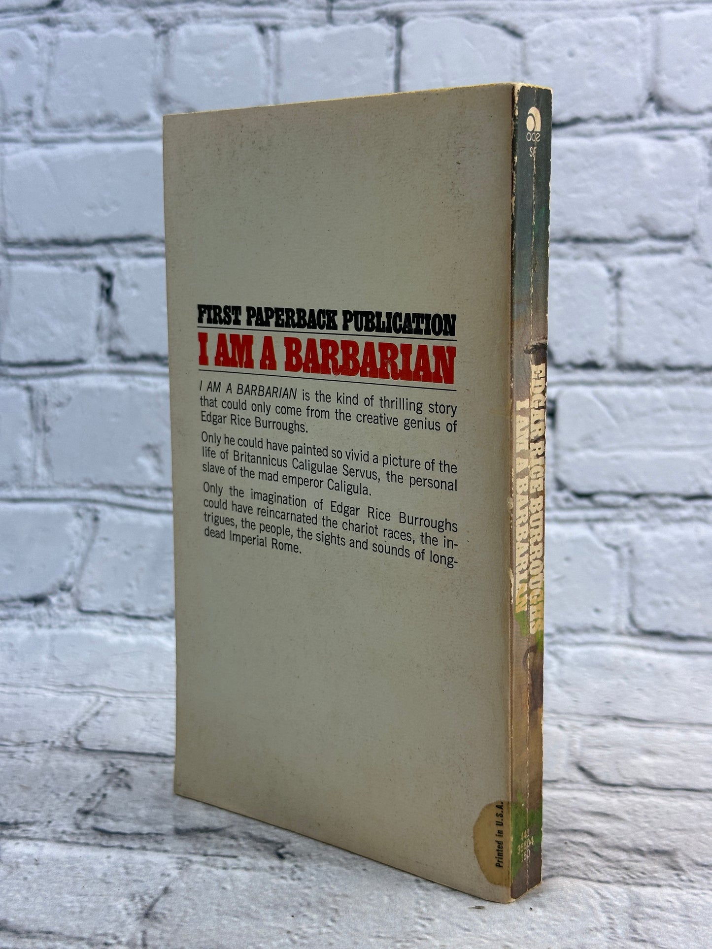 I am a Barbarian by Edgar Rice Burroughs [1967]