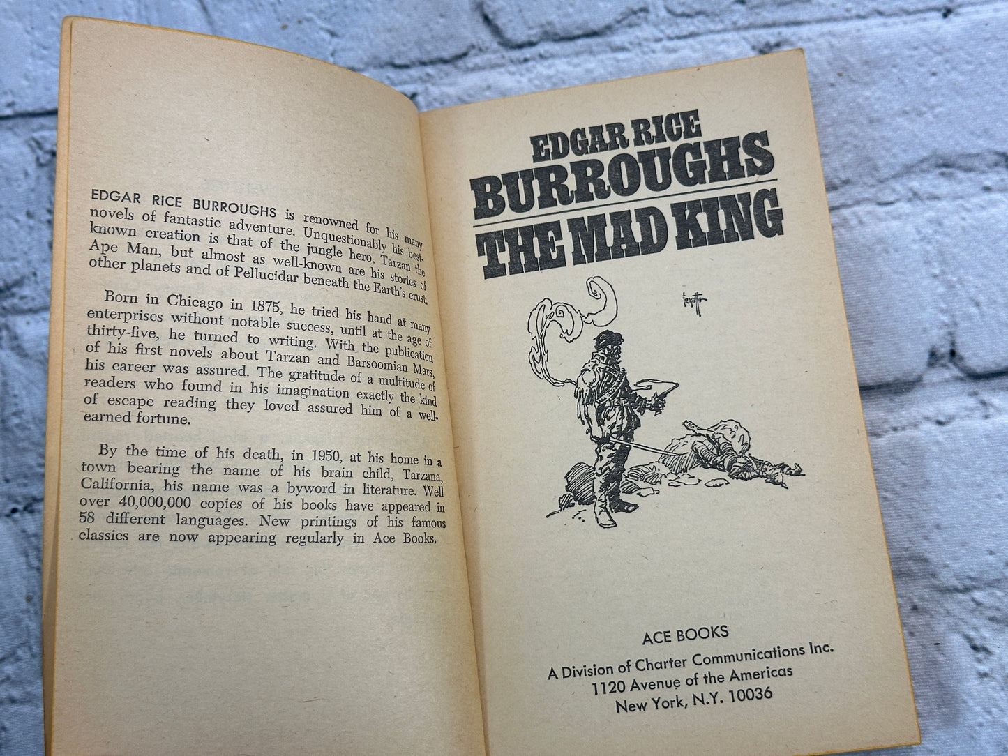 The Mad King by Edgar Rice Burroughs [Ace Books]