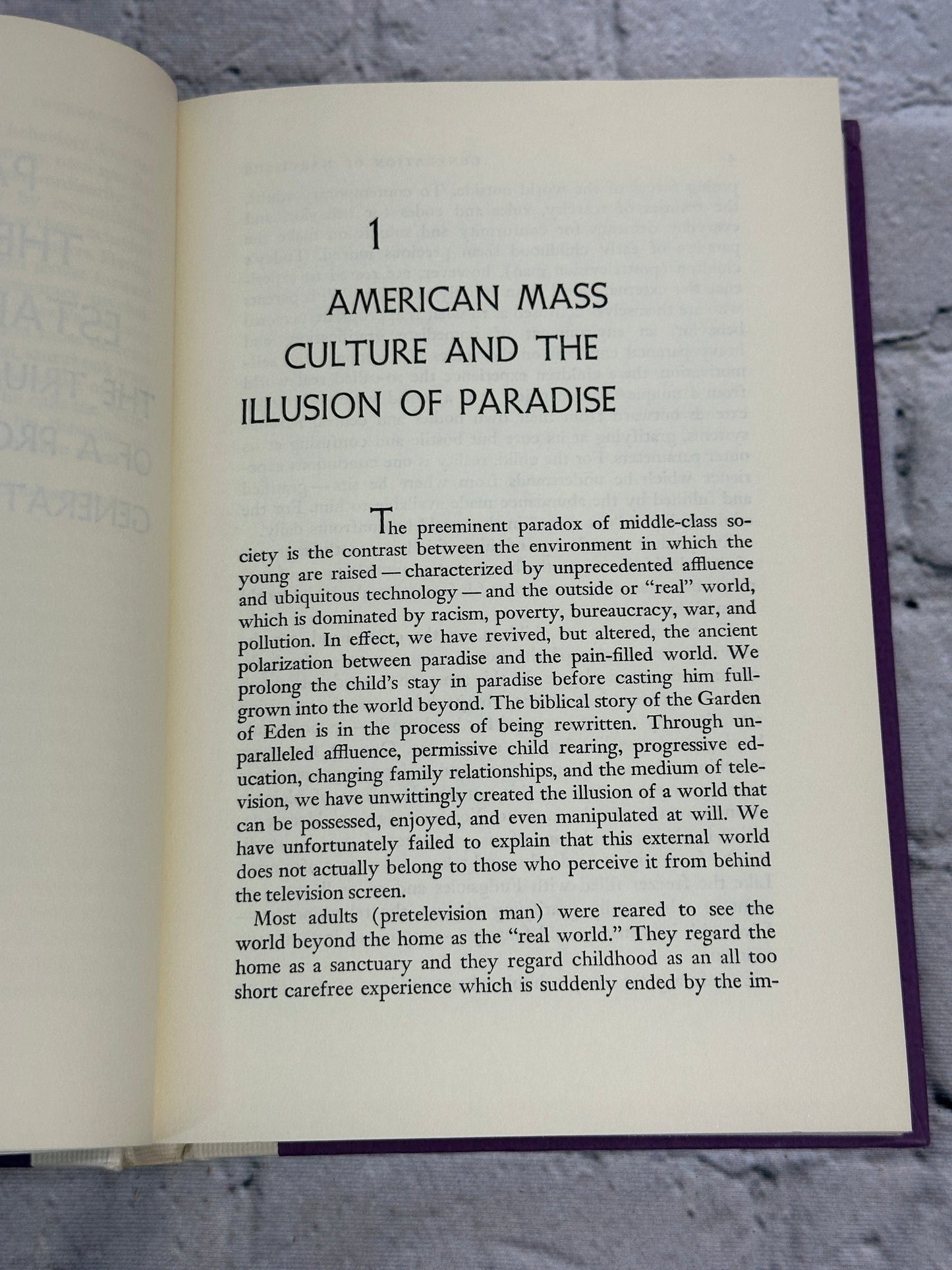 Generation of Narcissus by Henry Malcolm [1971 · 1st Ed.]