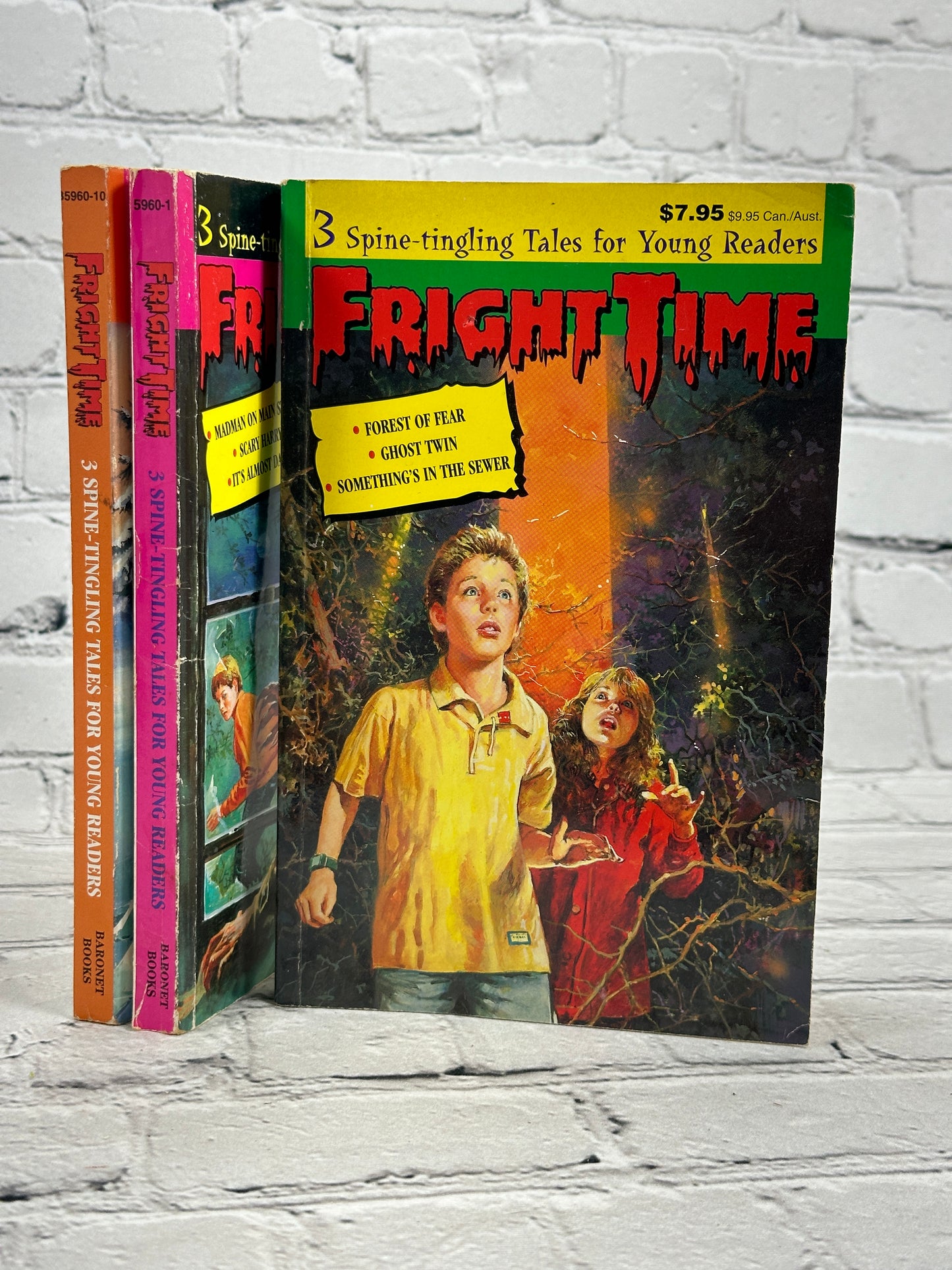 Fright Time 3 Spine-tingling Tales for Young Readers [Lot of 3 · 1990s]