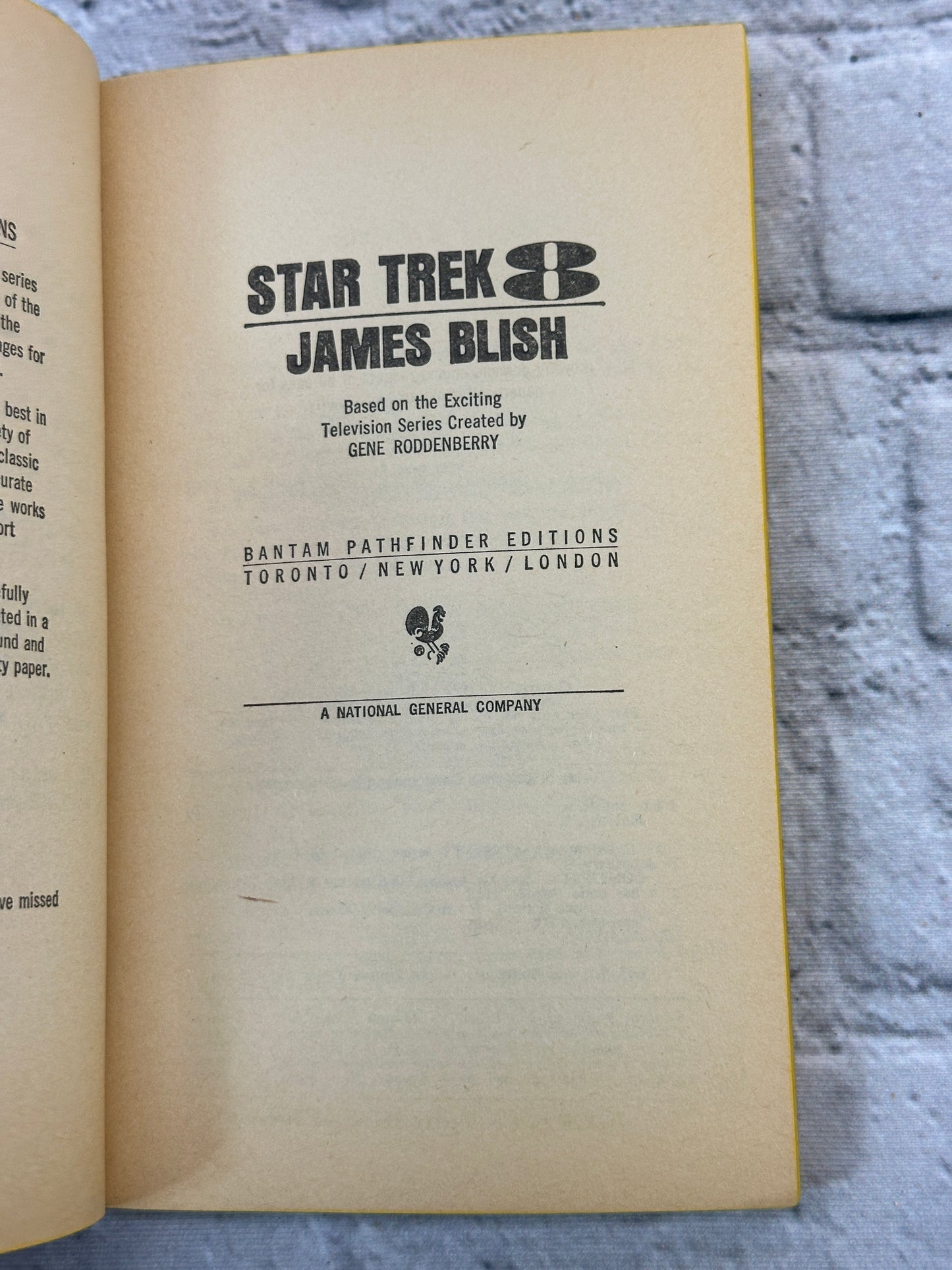 Star Trek 8 Adapted by James Blish [1972 · Bantam Pathfinder Edition]