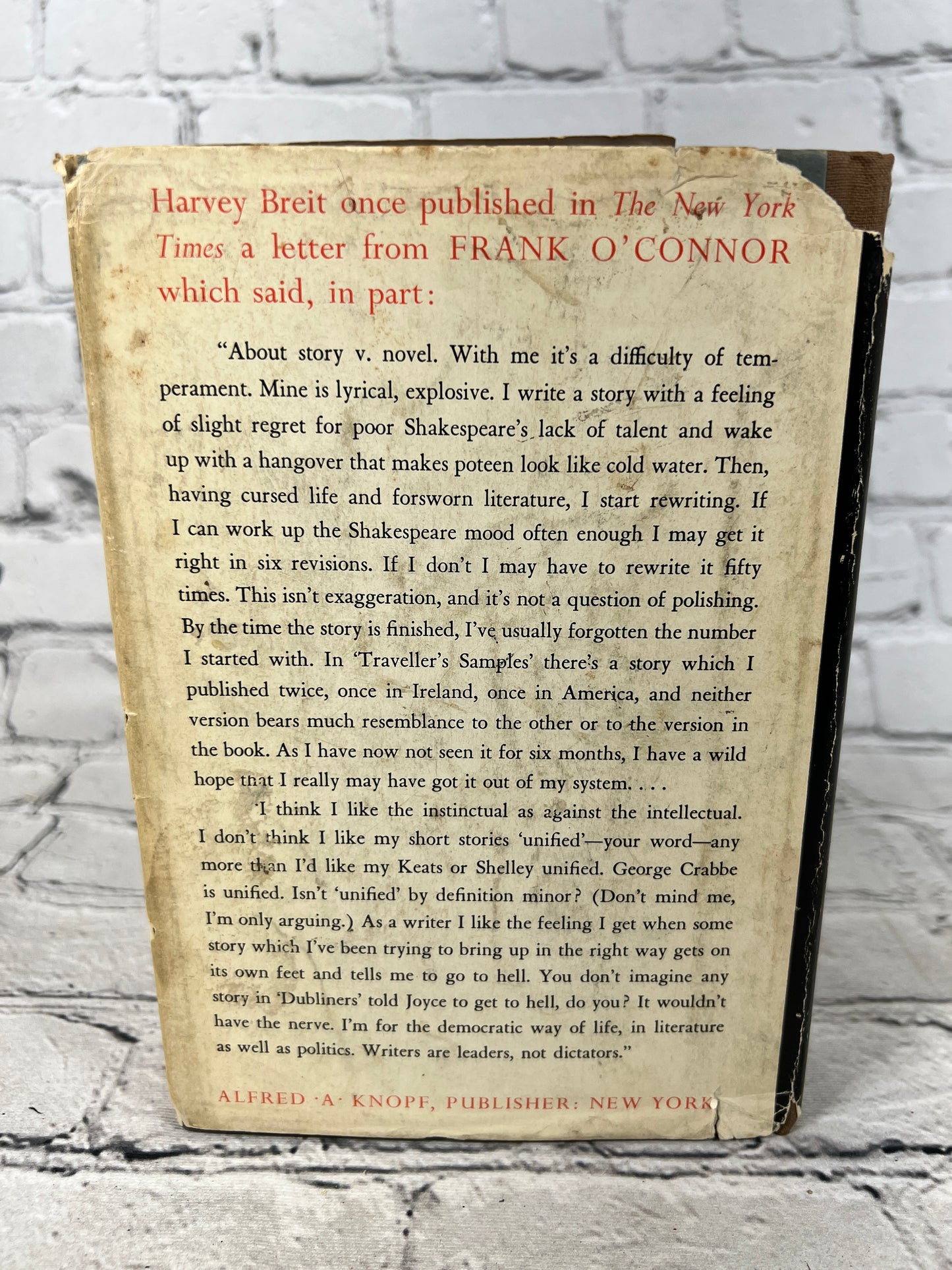 Domestic Relations by Frank O' Connor [1957 · 2nd Print]