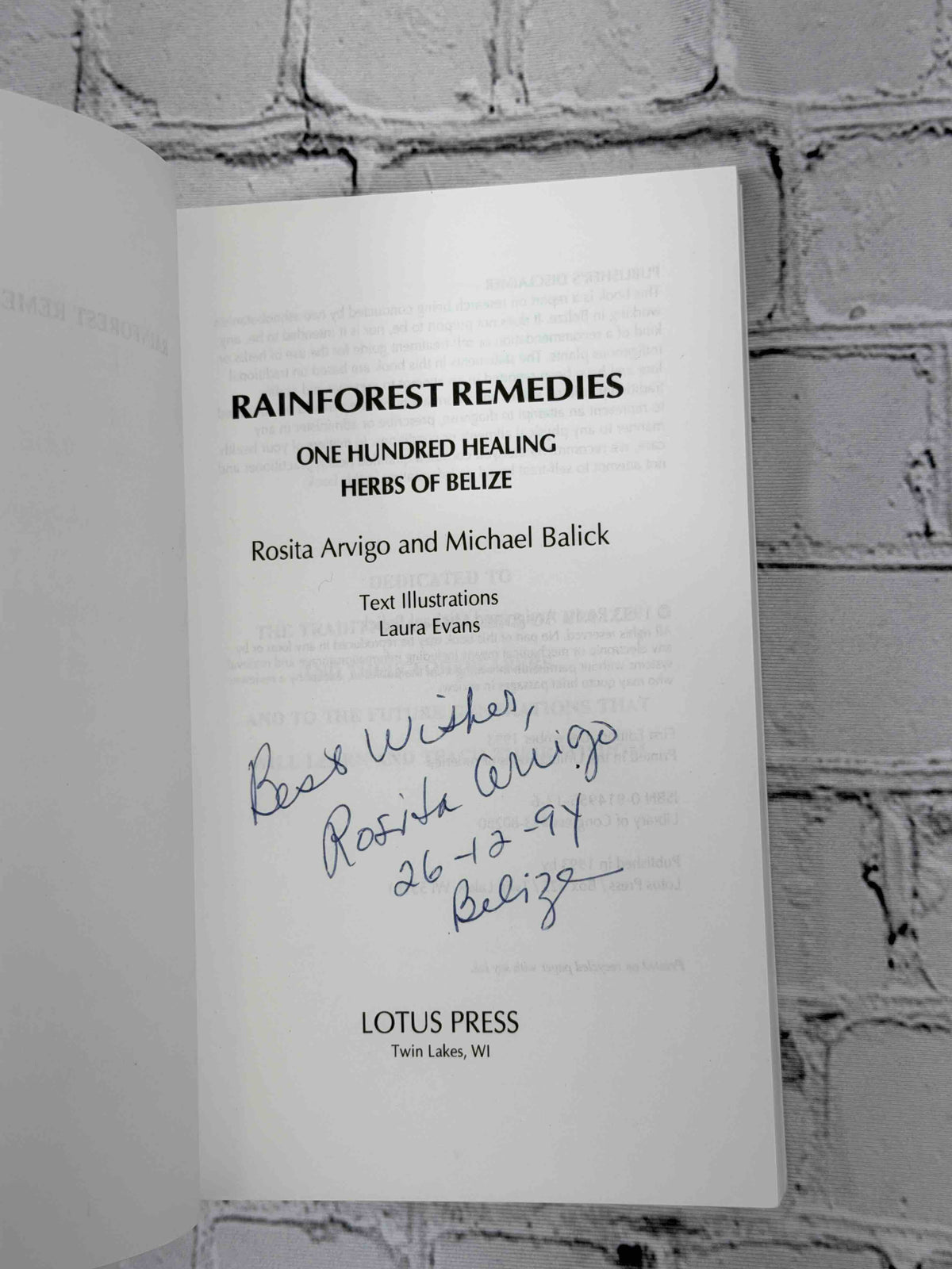 Rainforest Remedies: One Hundred Healing Herbs of Belize