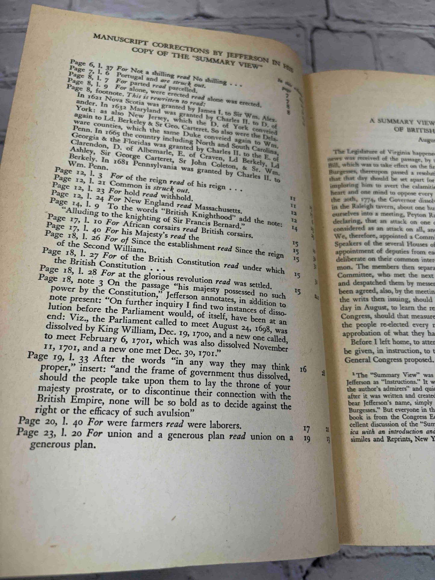 Basic Writing of Thomas Jefferson