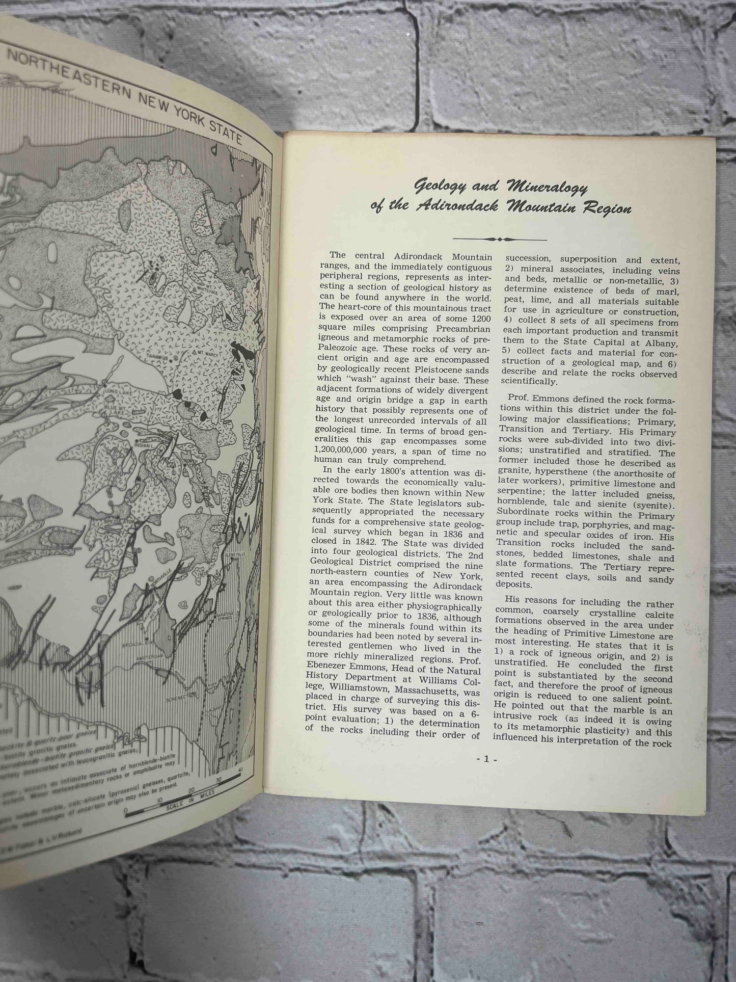 Geology and Mineralogy of the Adirondack Mountain Region