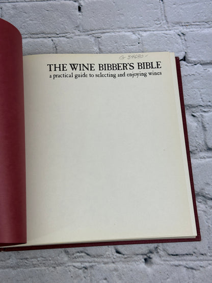 The Wine Bibber's Bible by James Norwood Pratt [1971]