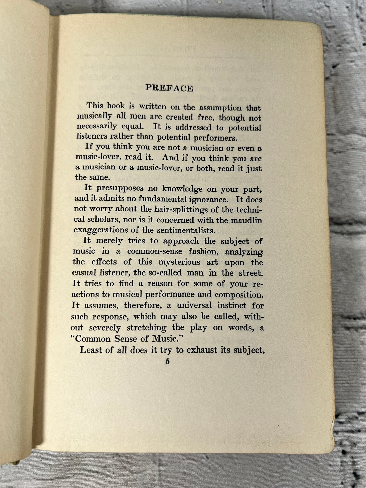 The Common Sense of Music by Sigmund Spaeth [1924 · Second Print]