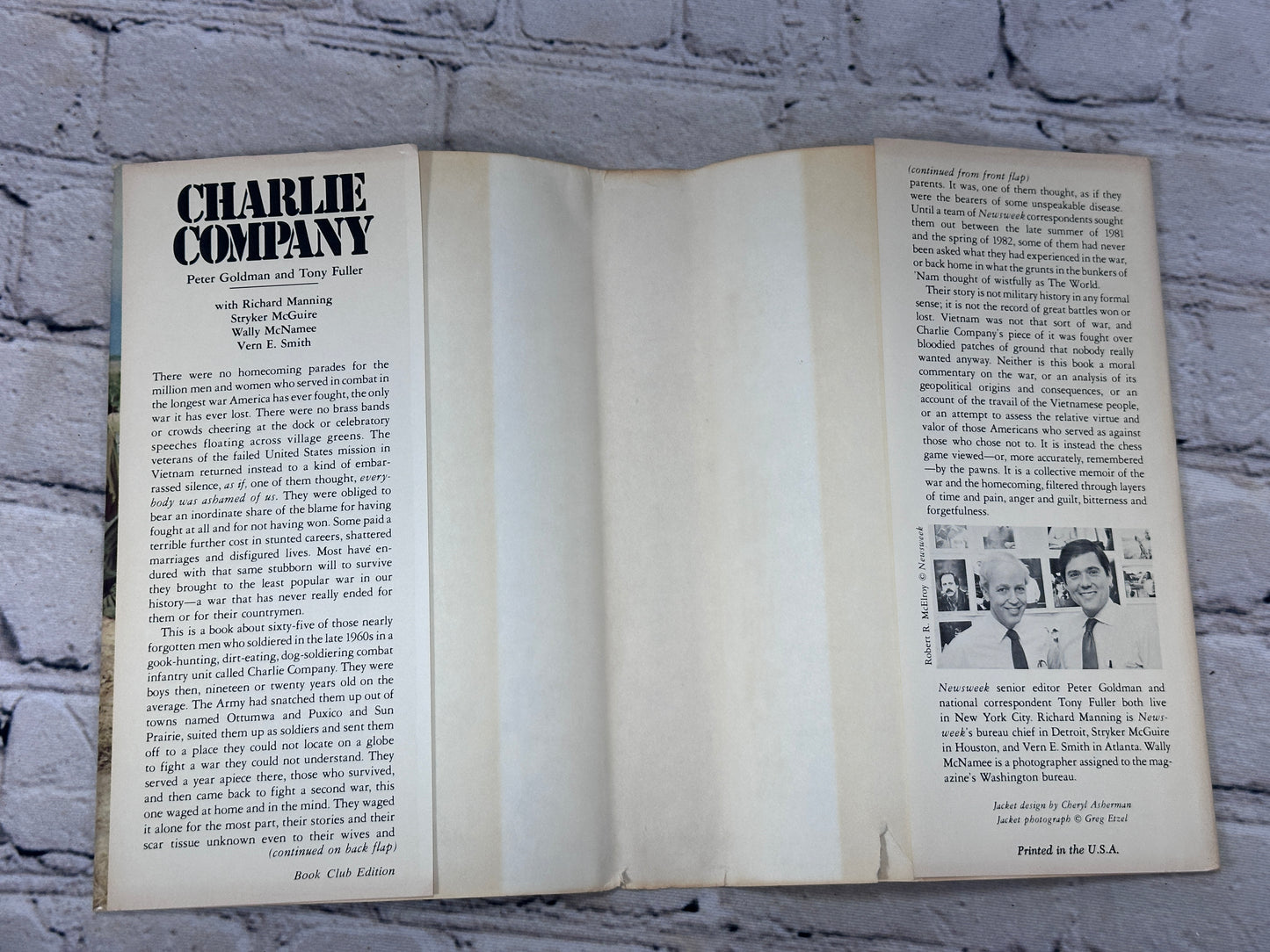 Charlie Company What Vietnam Did to Us By Peter Goldman Tony Fuller [BCE · 1983]