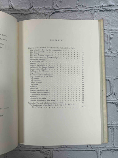 History of the Lumber Industry in the State of New York