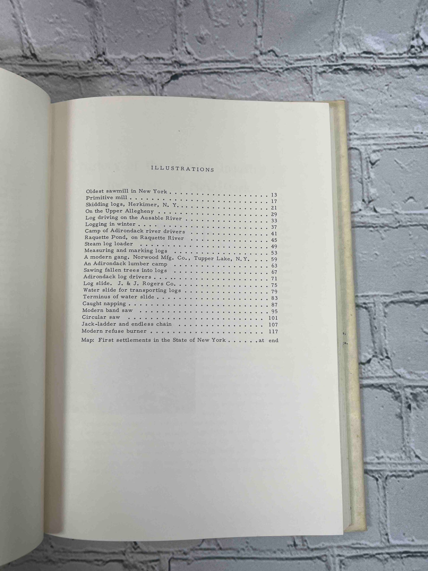 History of the Lumber Industry in the State of New York