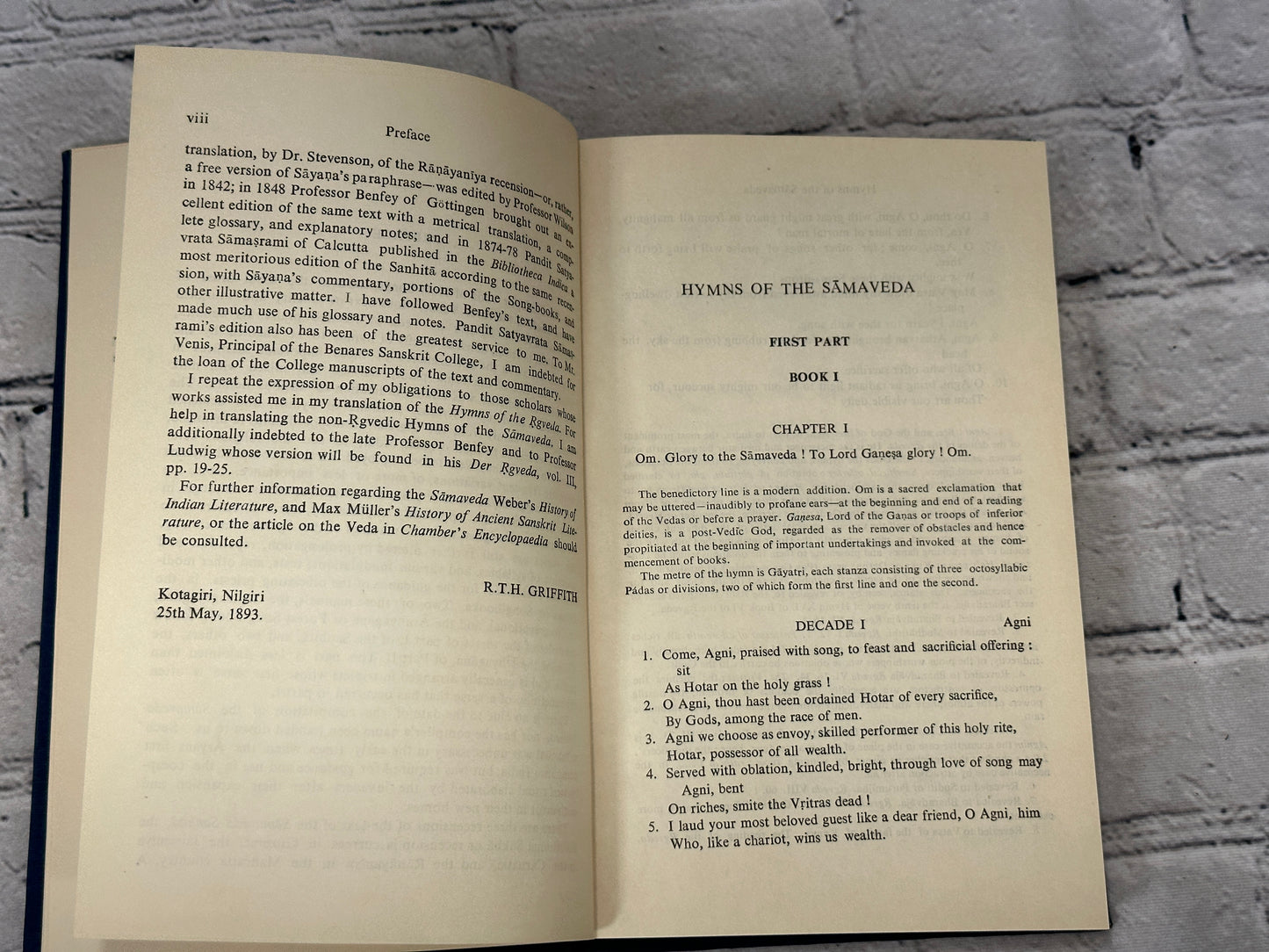 Hymns Of The Samaveda by Ralph T H Griffith [1986]