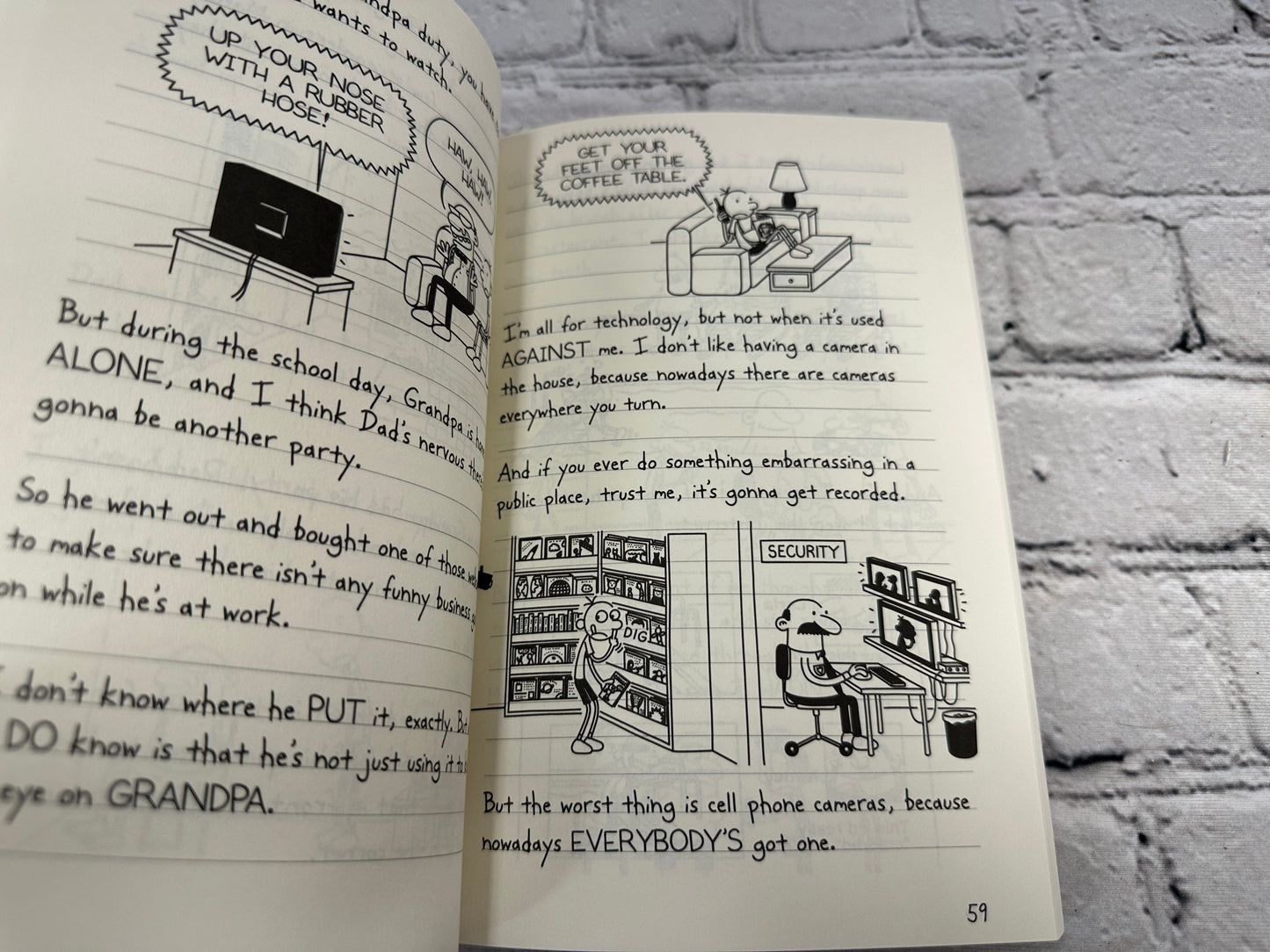 Diary of a Wimpy Kid # 10: Old School by Jeff Kinney [2015 · 1st Print]