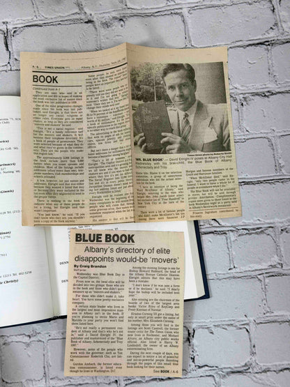 The Blue Book of Albany, Schenectady & Troy 1987