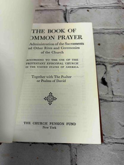 The Book of Common Prayer and the Psalter or Psalms of David