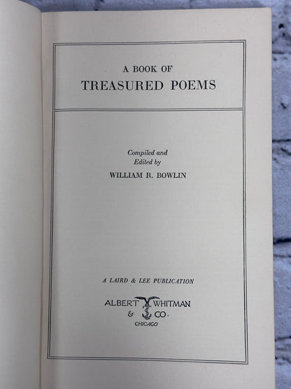 A Book of Treasured Poems Edited By William R. Bowlin [6th Print · 1934]