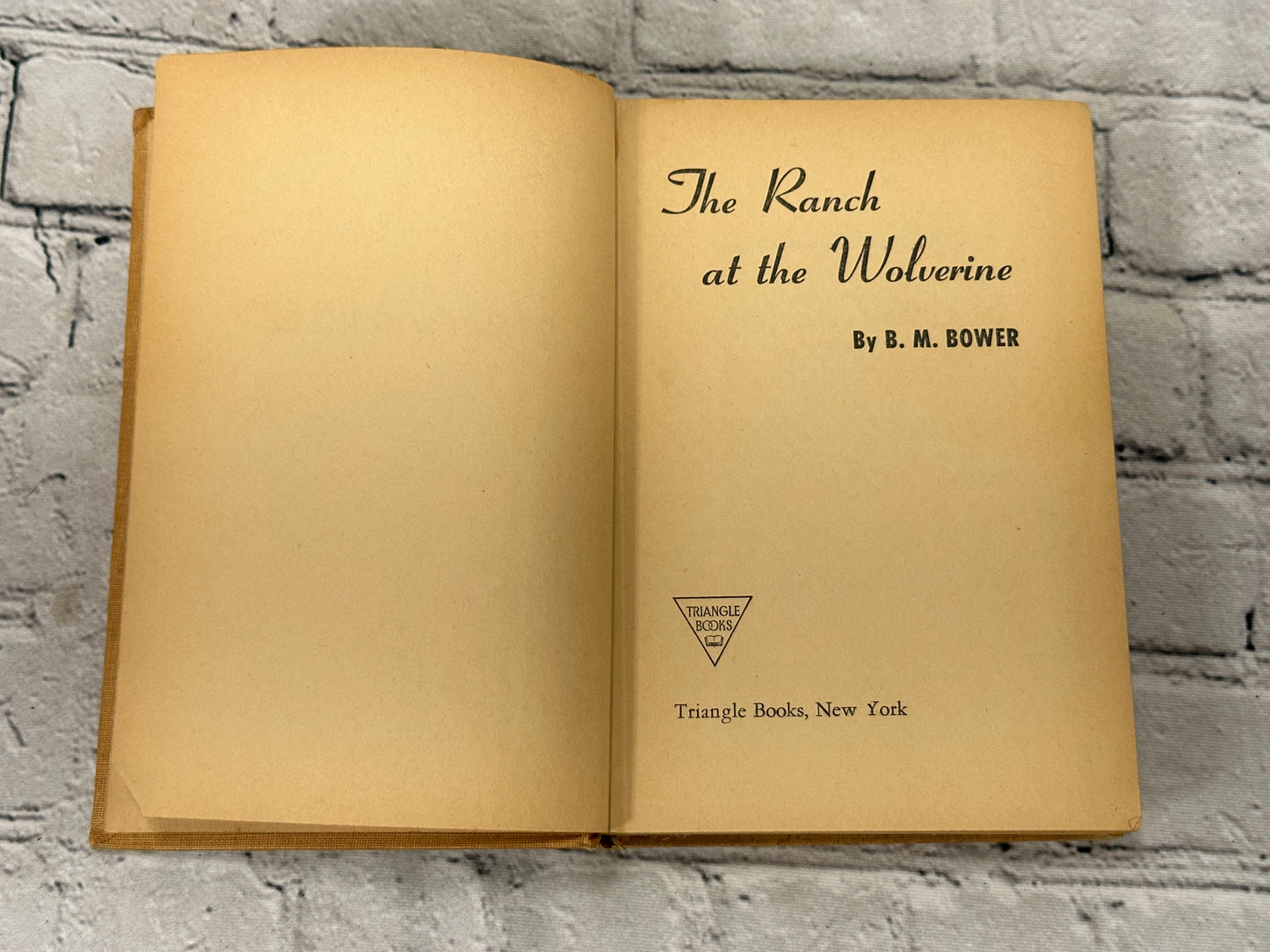 The Ranch at the Wolverine by B.M. Bower [1943 · Fifth Printing]