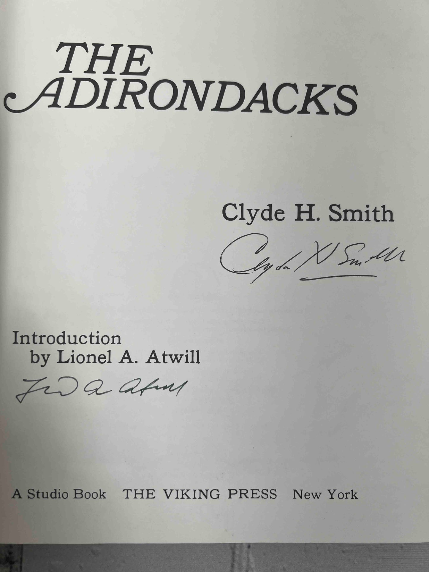 The Adirondacks (SIGNED)