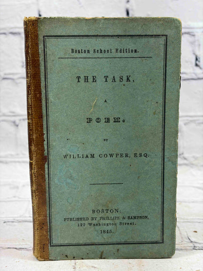 The Task, A Poem