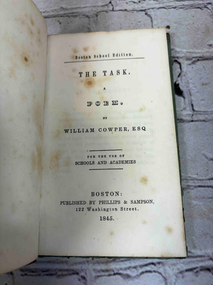The Task, A Poem