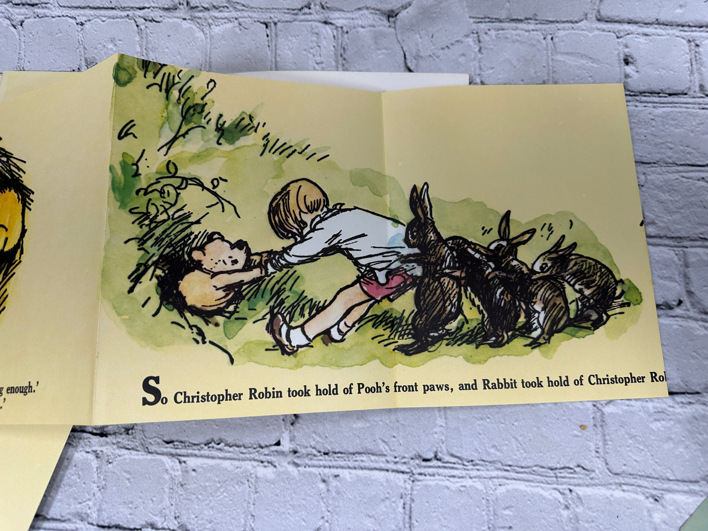 The Pooh Frieze text by A.A. Milne [1st Print · 1979]