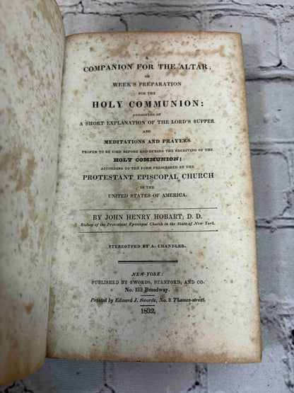 A Companion for the Alter: Preparation for the Holy Communion