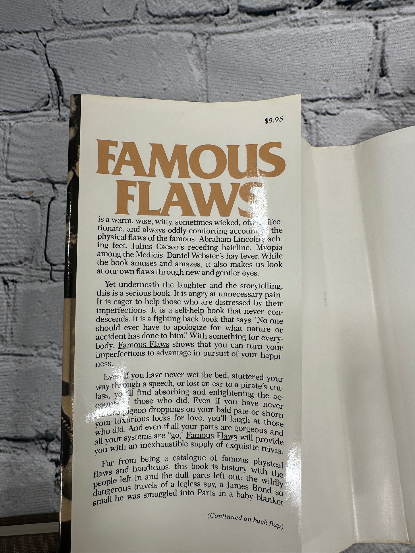 Famous Flaws by Alice Loomer [1976 · First Printing]