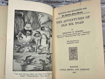 Adventures of Old Mr. Toad