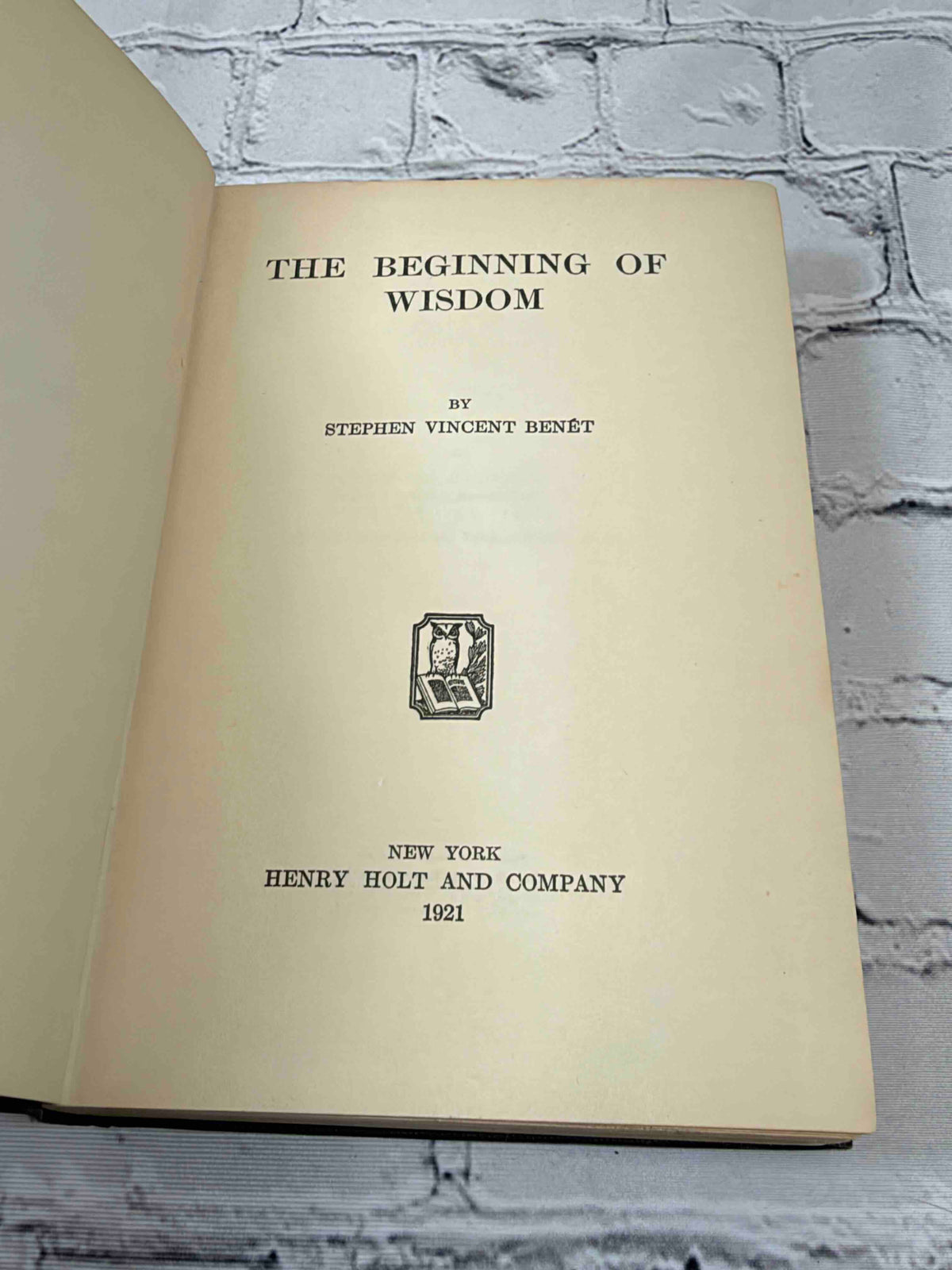 The Beginning of Wisdom