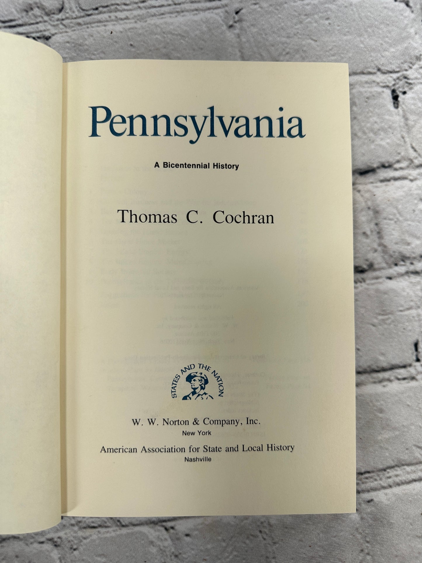 Pennsylvania, A History by Thomas C. Cochran [1978]