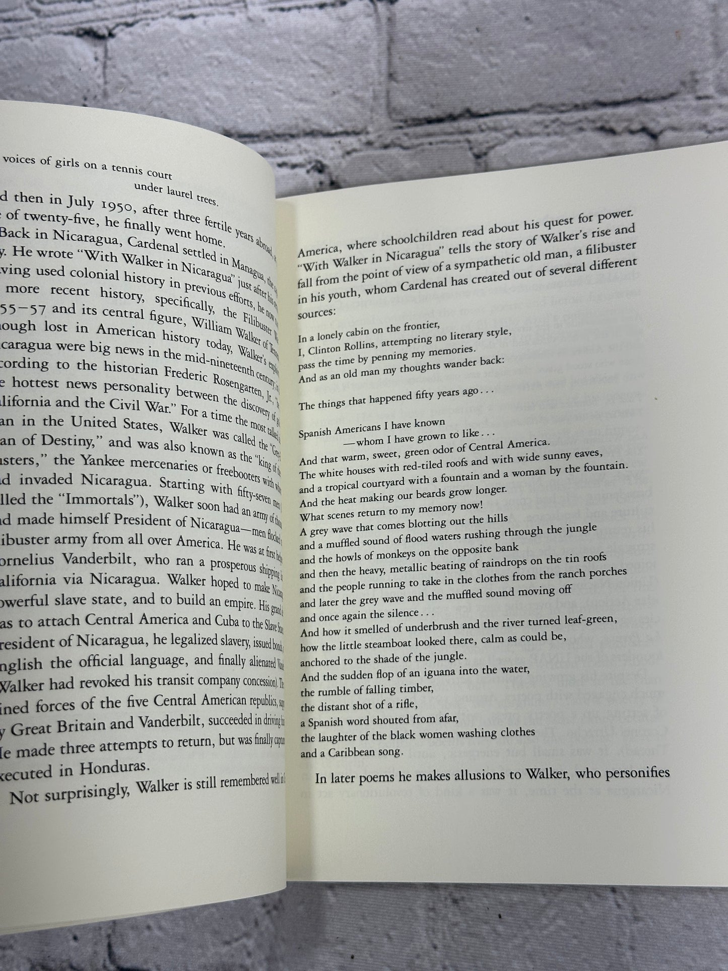 With Walker in Nicaragua and Other Early Poems by Ernesto Cardenal [1985]